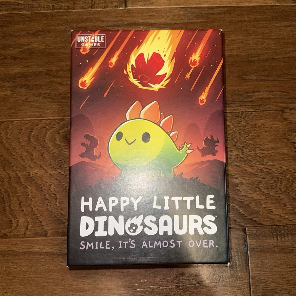 Unstable Games Happy Little Dinosaurs Card Game 2-4 Players 2019 Dinosaurs